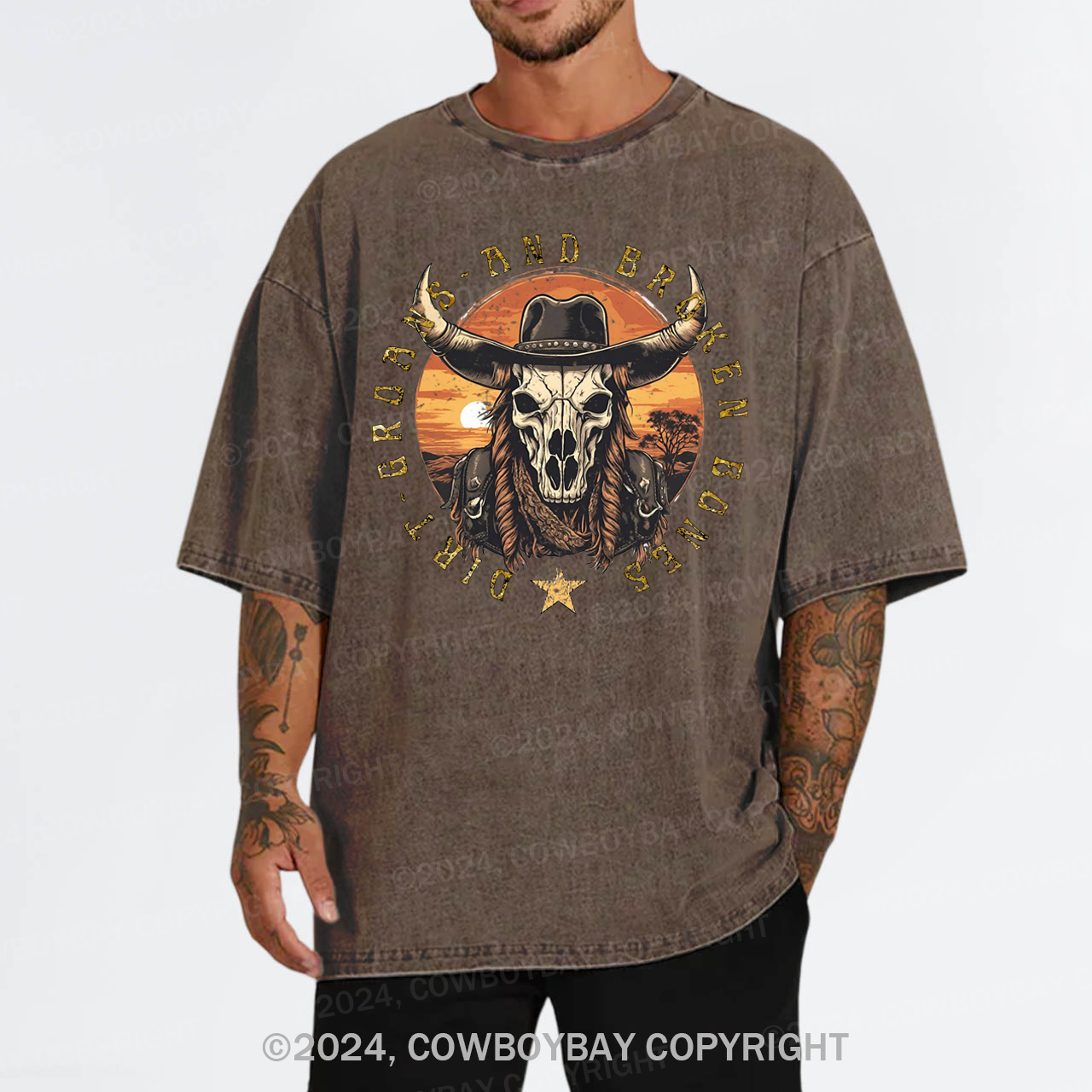 Longhorn Spirit Garment-dye Tees