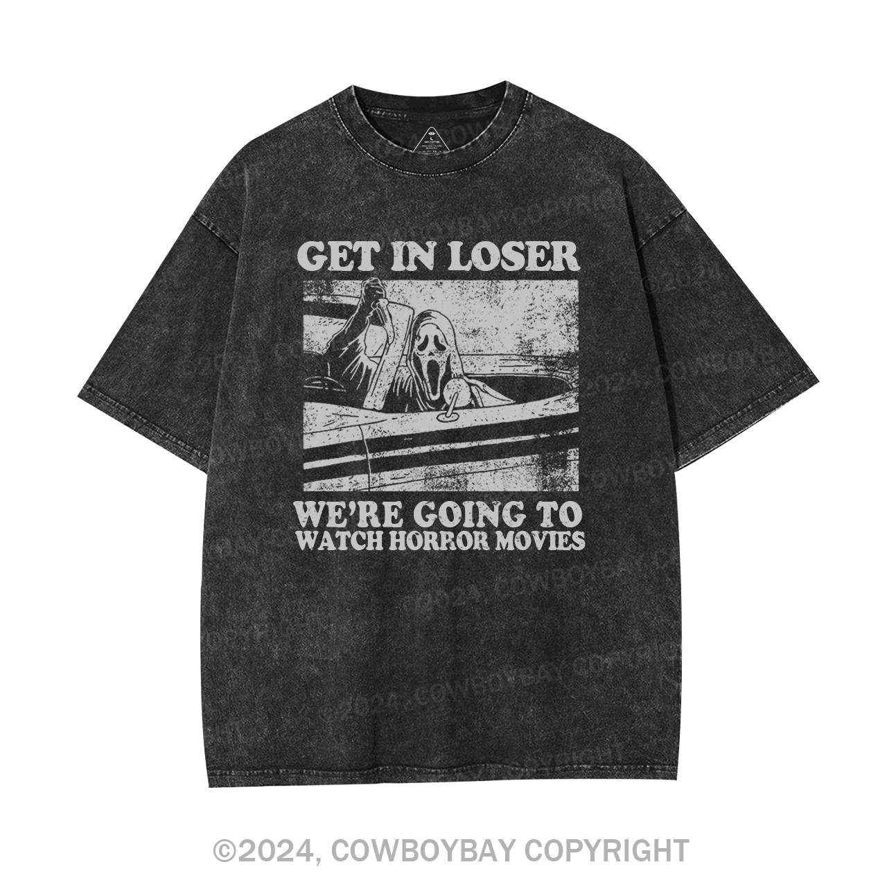 Get In Loser Halloween Garment-dye Tees
