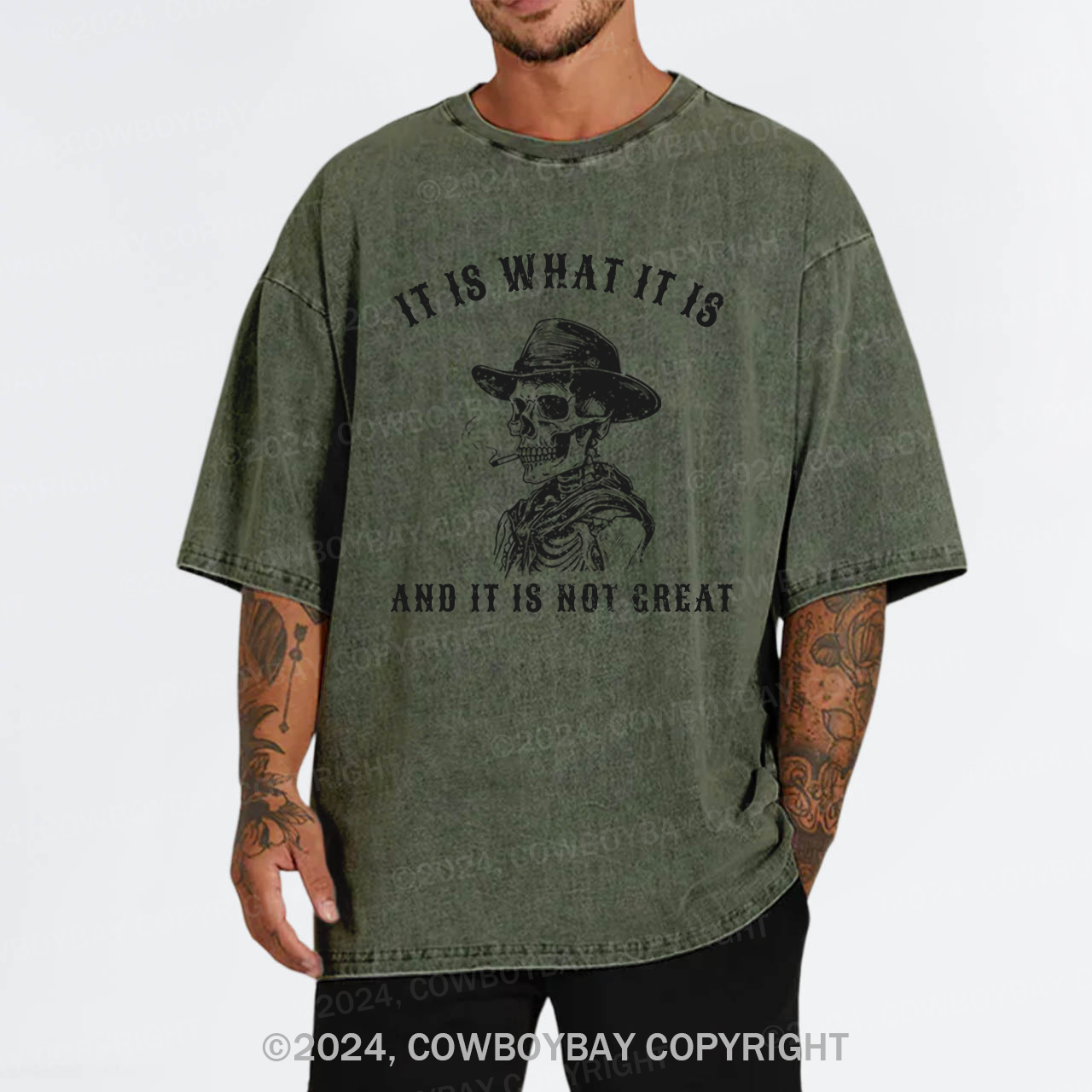 It Is What It Is Garment-dye Tees