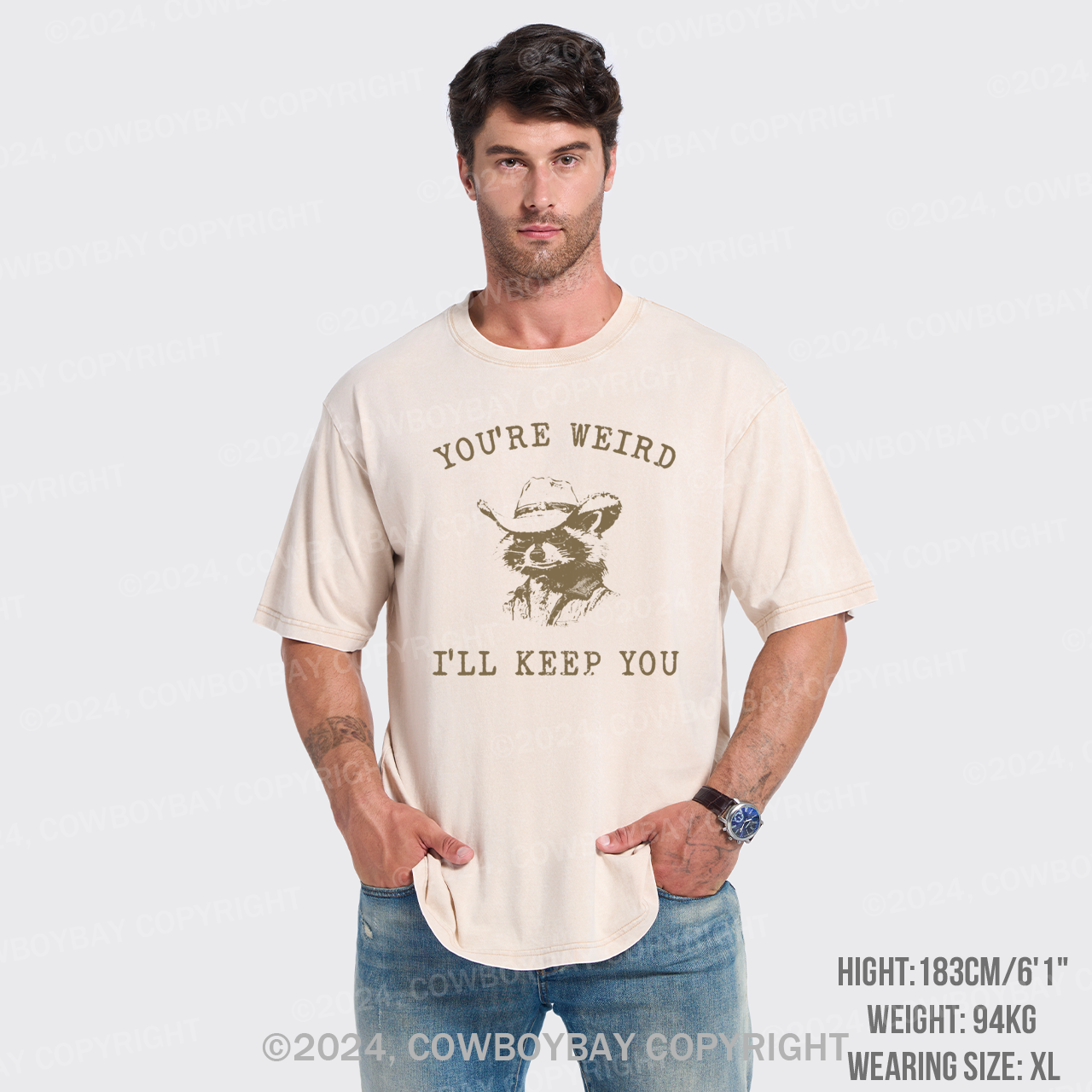You Are Weird I Will Keep You Garment-dye Tees