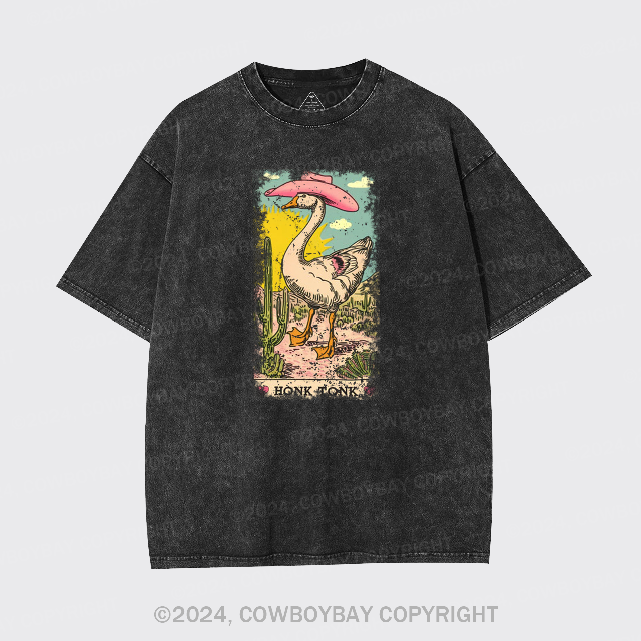 Honk Tonk Goose Tarot Garment-dye Tees