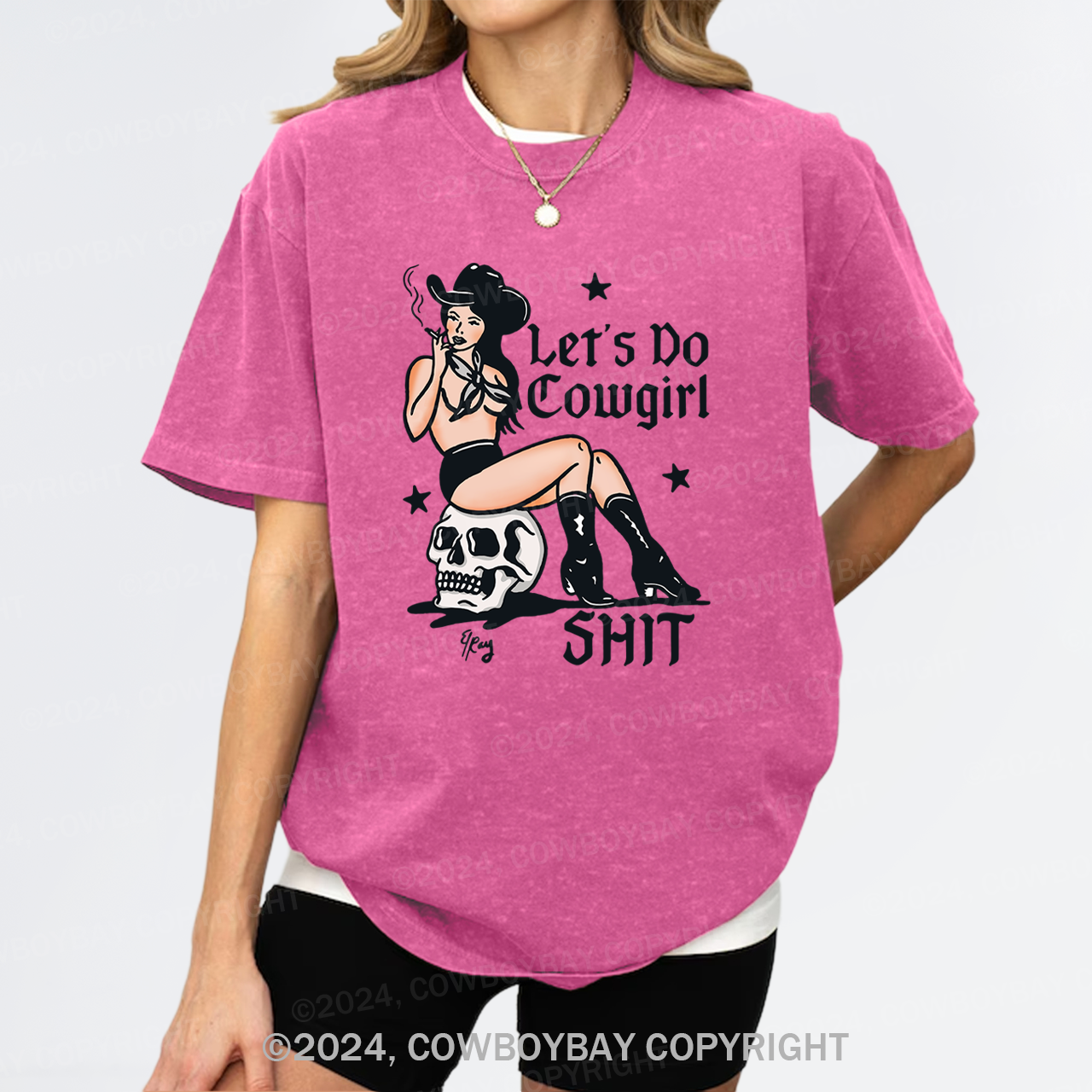 Let's Do Cowgirl Shit Garment-dye Tees