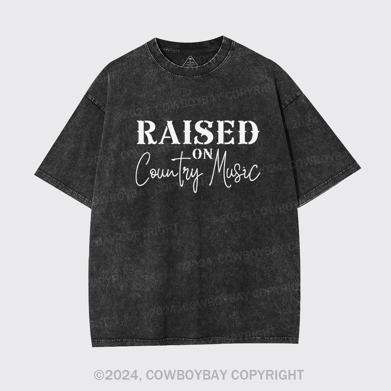 Raised on Country Music Garment-dye Tees
