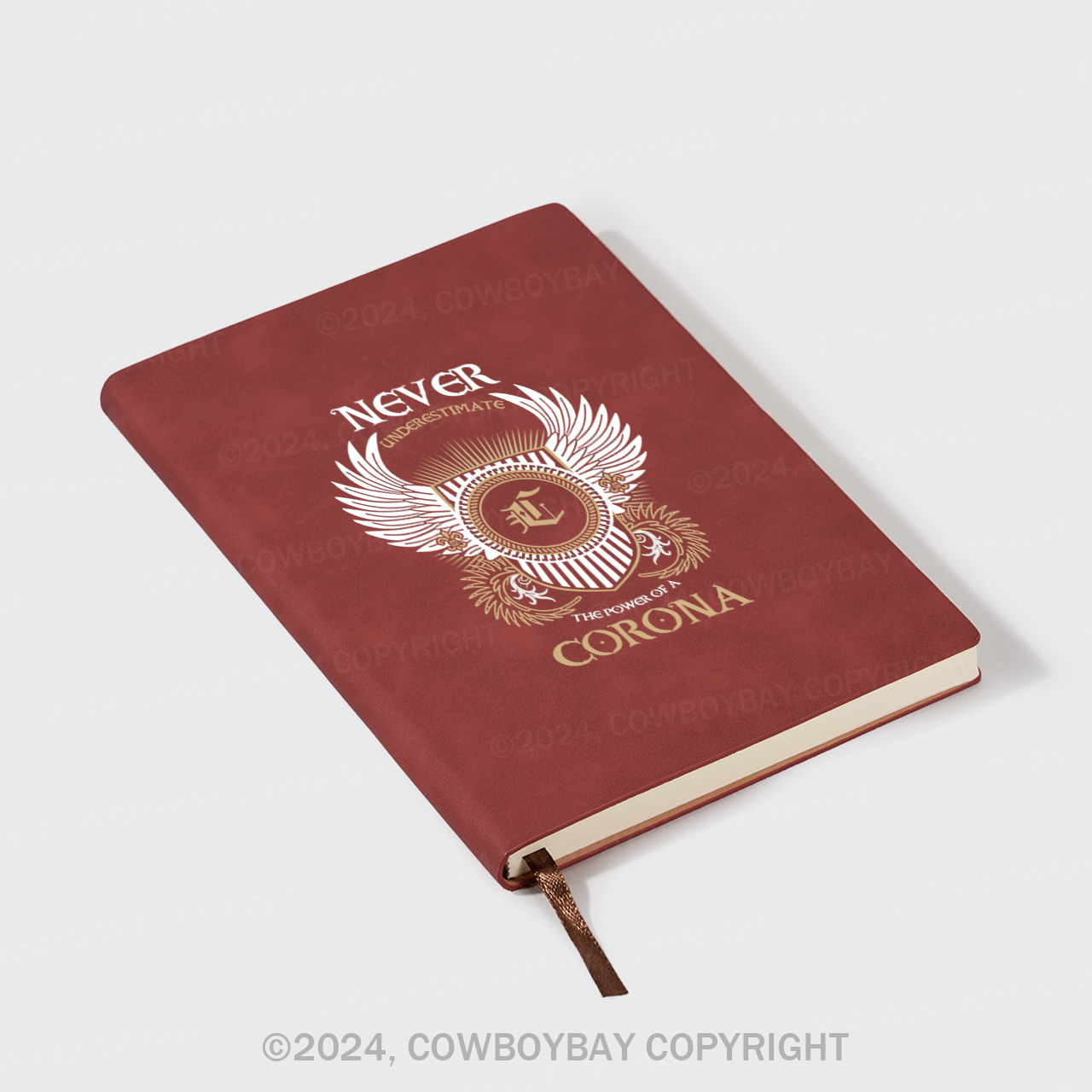 A5 Vintage Sheepbark Notebook-The Power of A