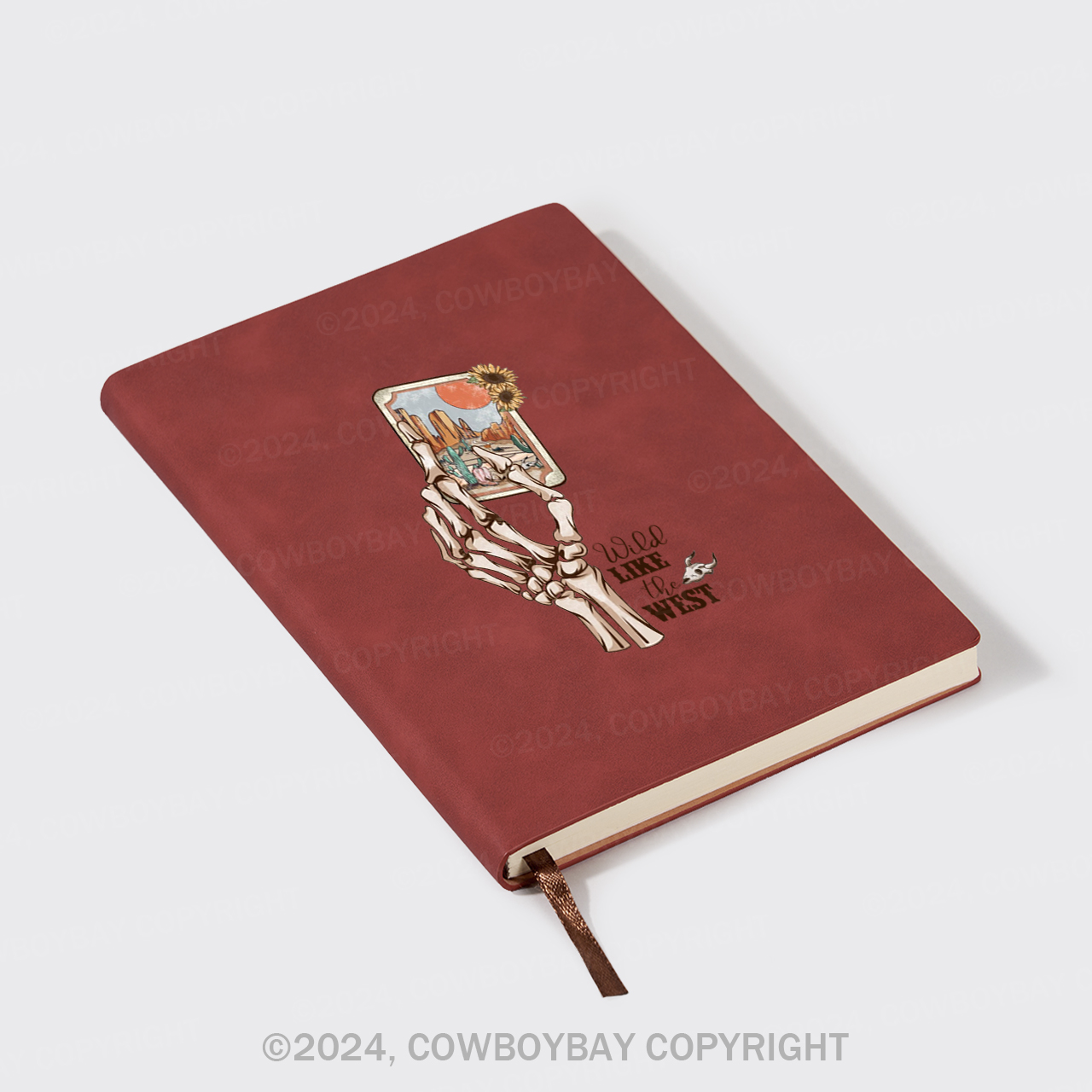 A5 Vintage Sheepbark Notebook-It's Your Turn To Play