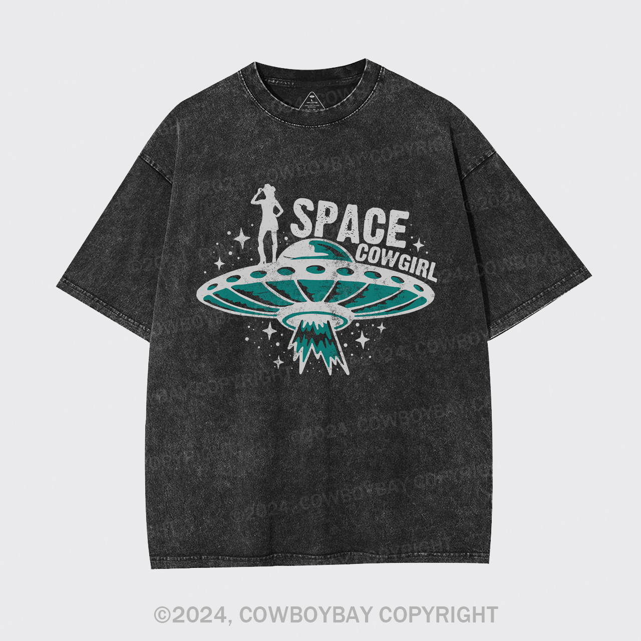 The cowgirl Is Here To Pick You Up Garment-dye Tees