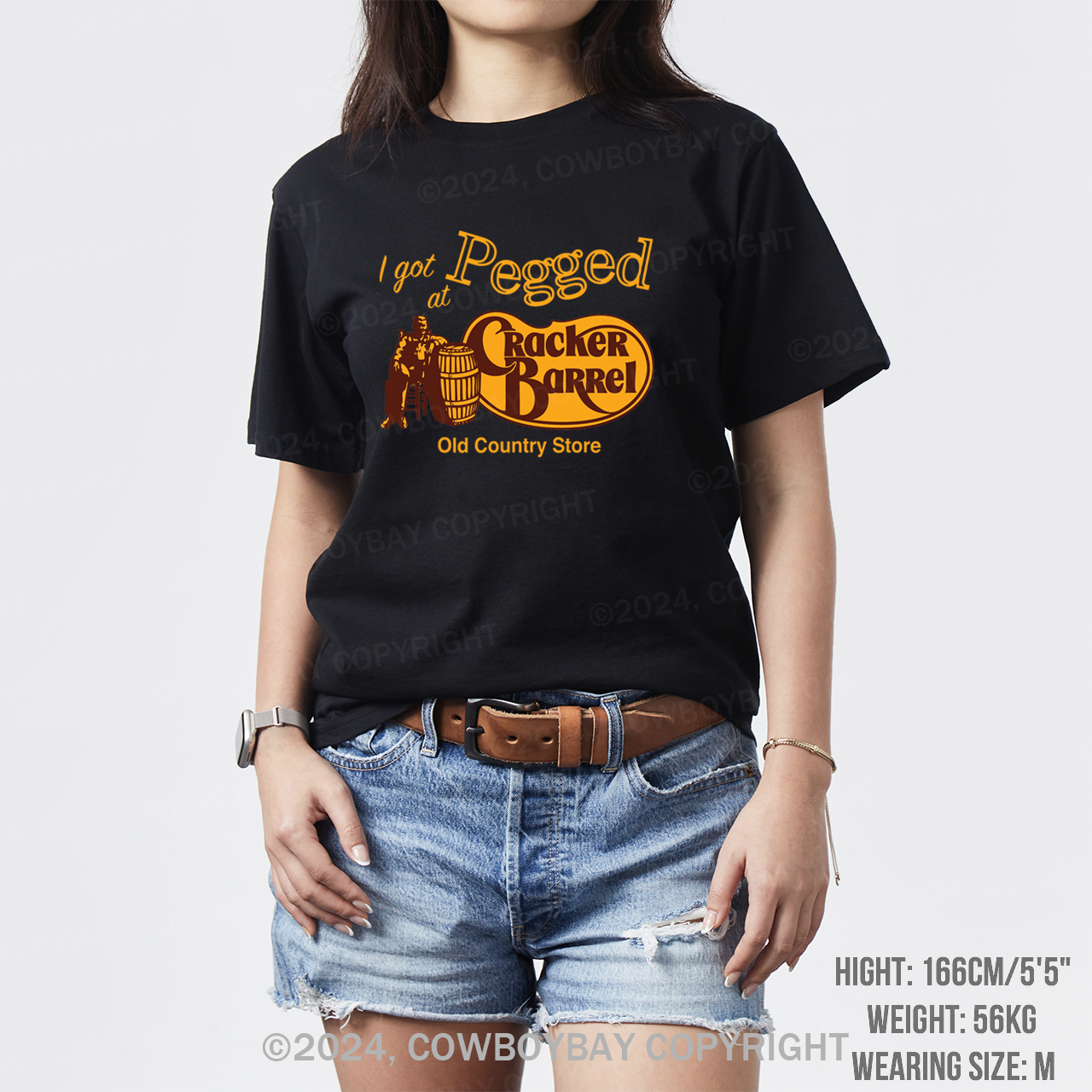 I Got Pegged at Cracker Barrel Old Country Store T-Shirts