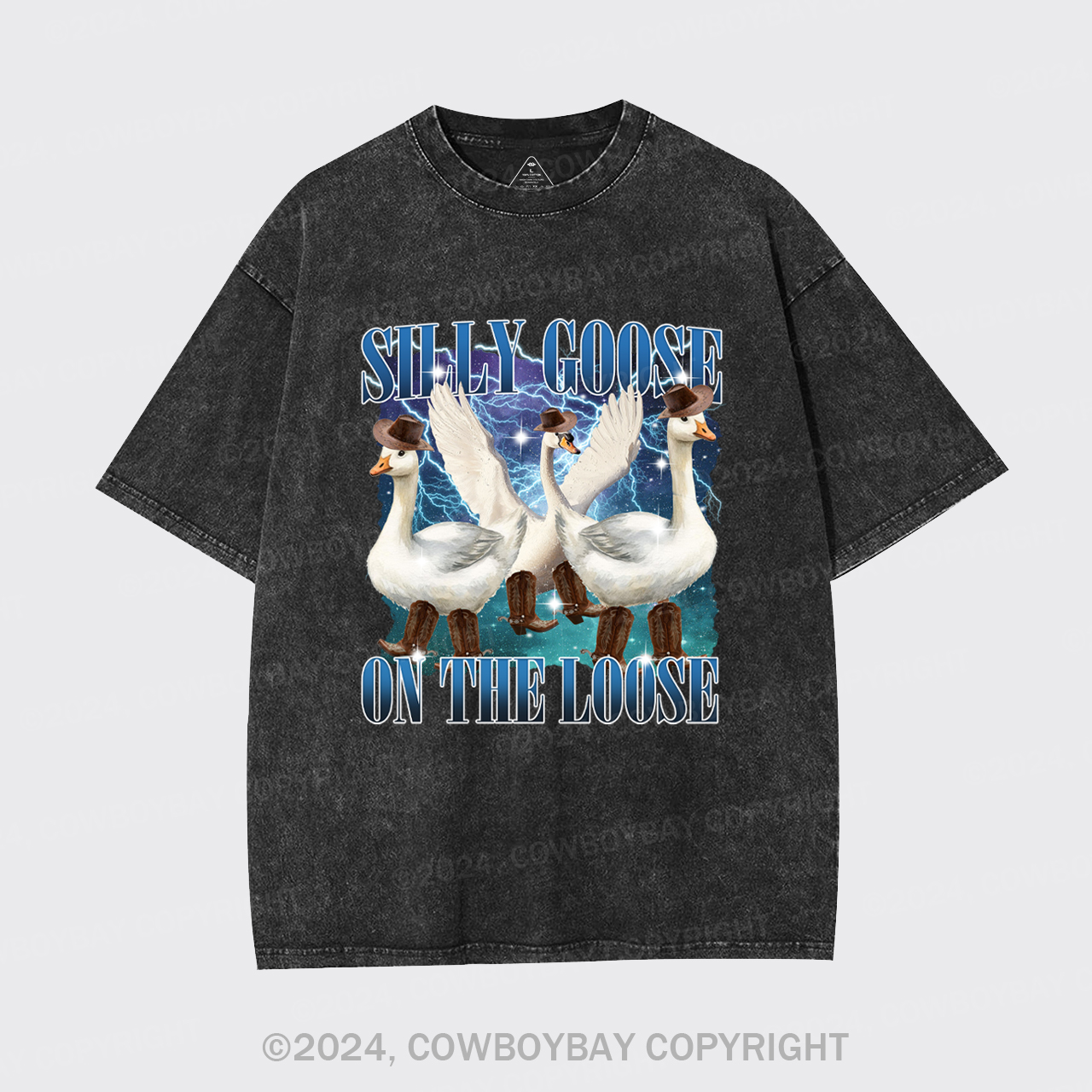 Silly Goose On The Loose Garment-dye Tees