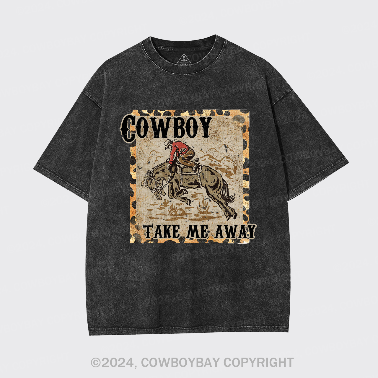 Cowboy Take Me Away,Western 90s Garment-dye Tees