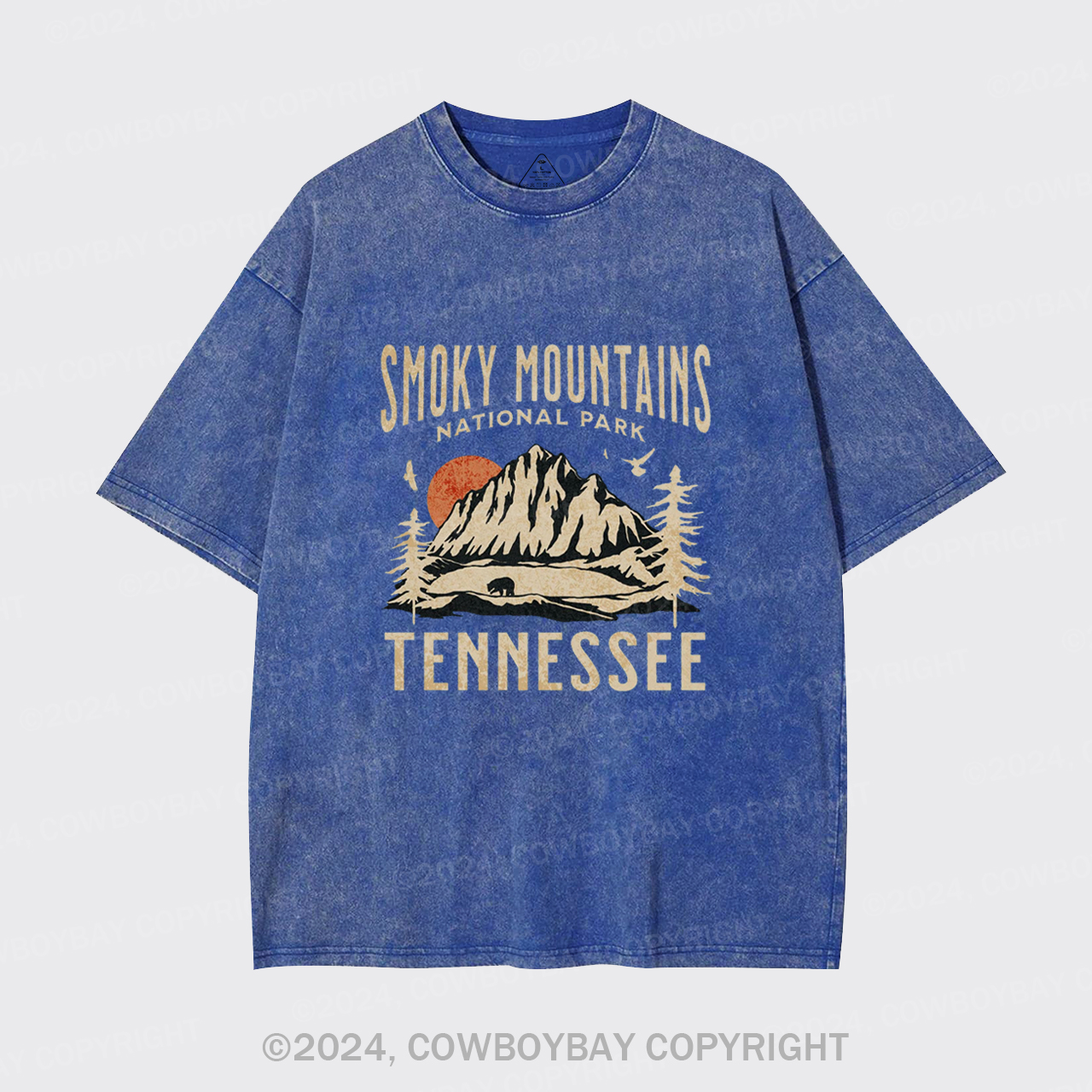 Smoky Mountains National Park Tennessee Garment-dye Tees
