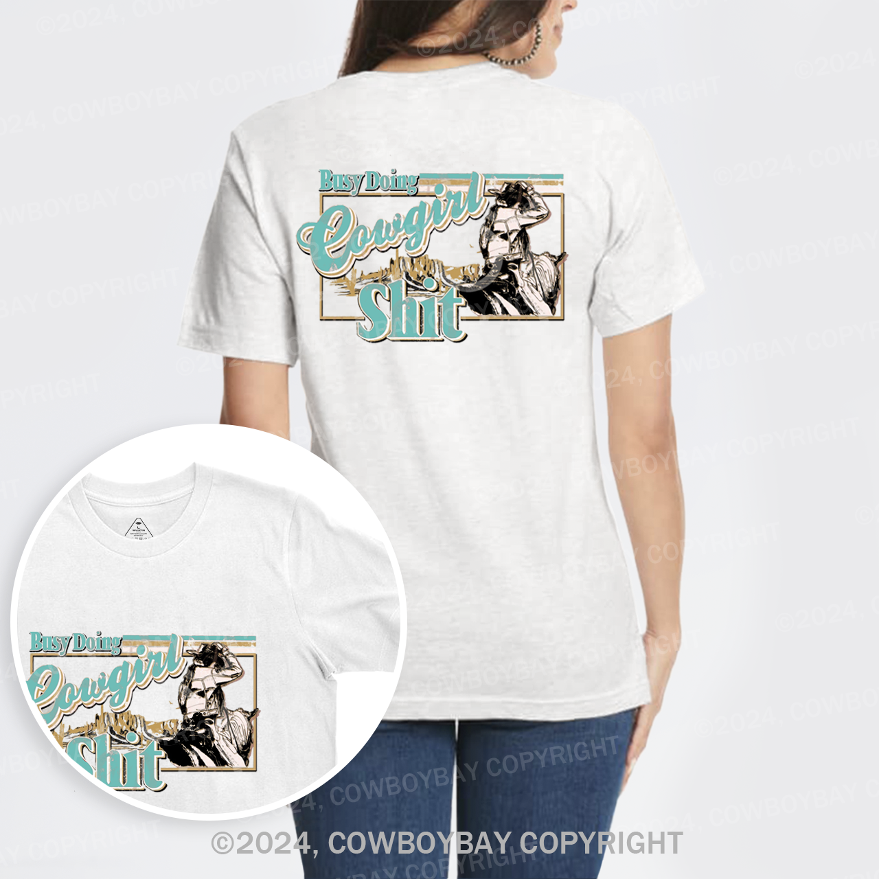 Busy Doing Cowgirl Shit T-Shirts