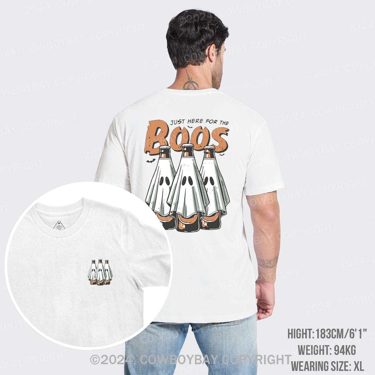 Halloween Just Here For The Boos T-Shirts