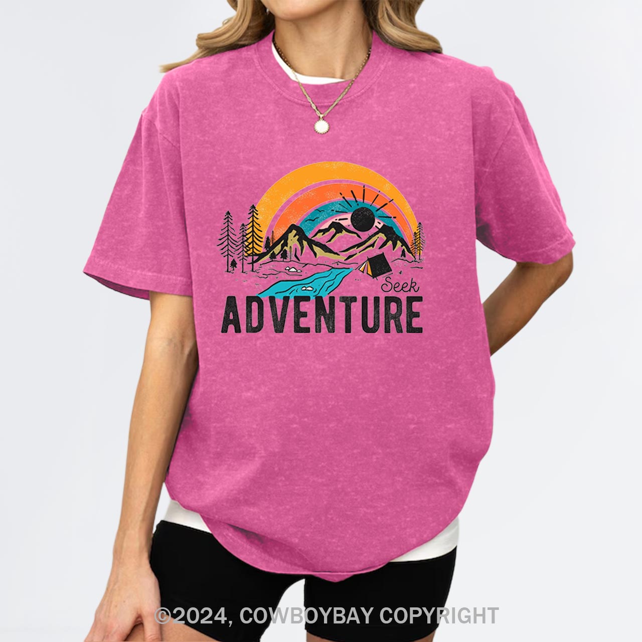 Seek Adventure Garment-dye Tees