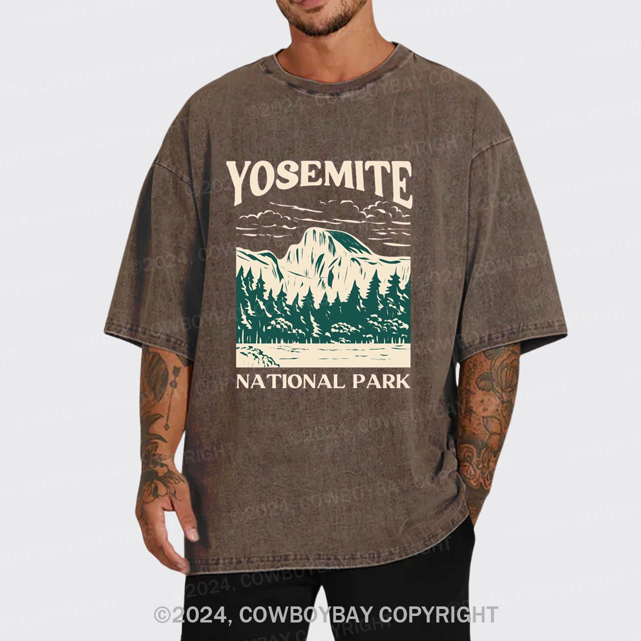 Yosemite Hiking Garment-dye Tees