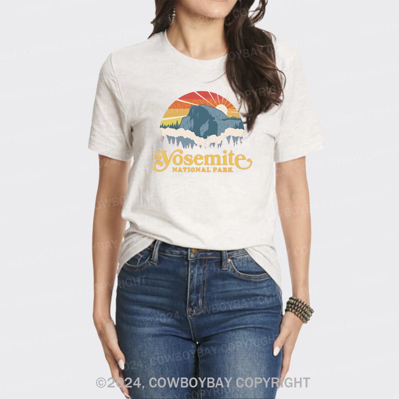 Yosemite Mountain Hiking T-Shirts