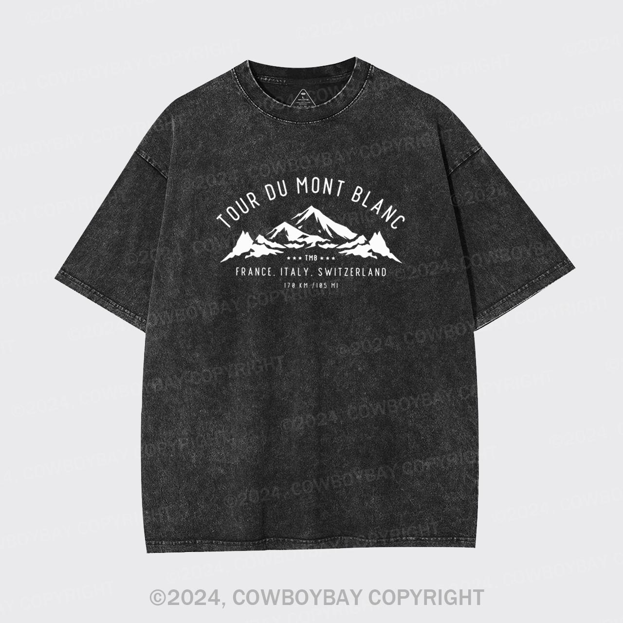 Tour Du Mont Blanc Garment-dye Tees