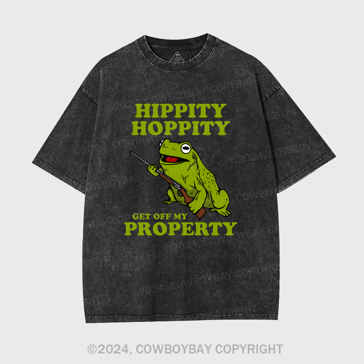 Hippity Hoppity Get Off My Property Garment-dye Tees