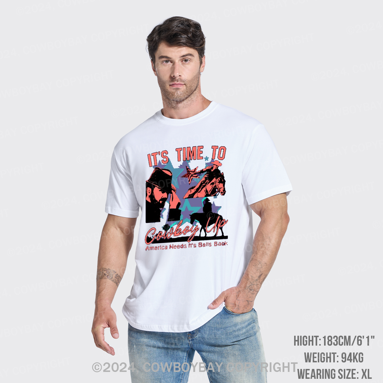 It's Time To Cowboy Up T-Shirts