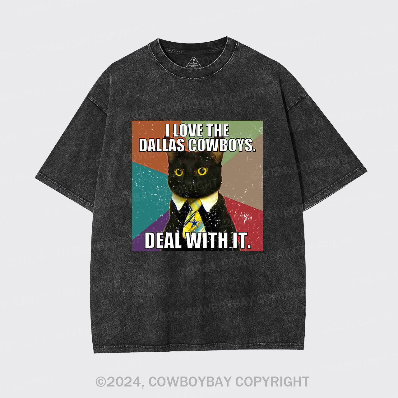 I Love The Dallas Cowboys Garment-dye Tees