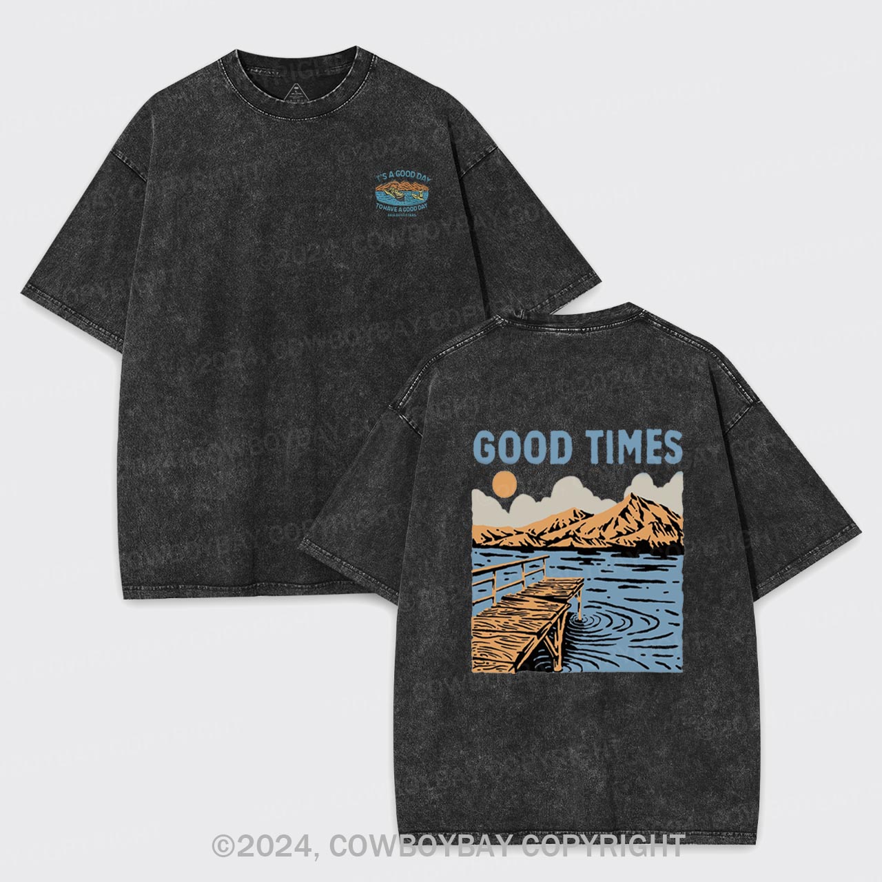 Good Times Lake Garment-dye Tees