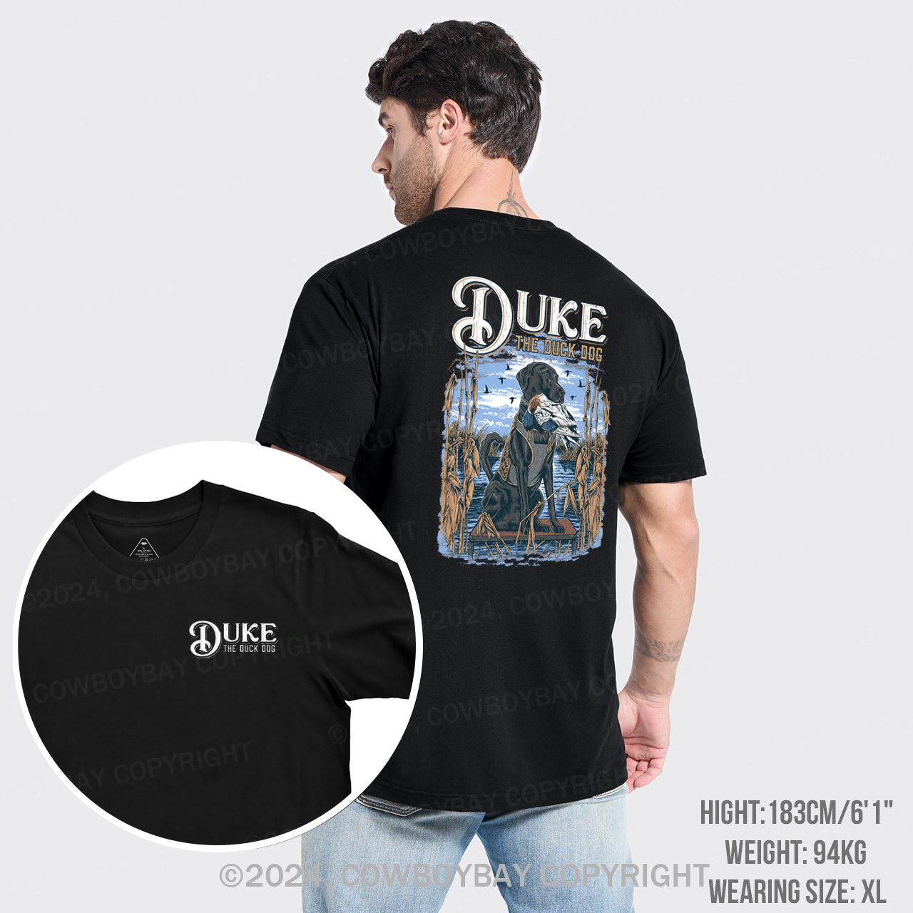 Duke The Duck Dog T-Shirts