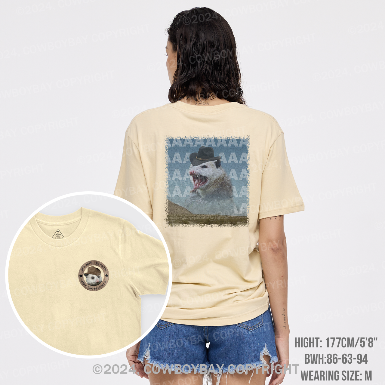 Be Rootin Be Tootin Be Shootin Possum T-Shirts