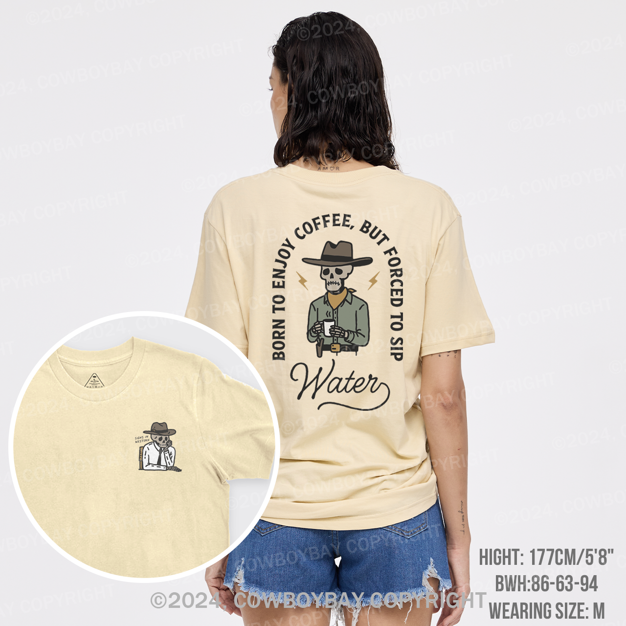 Vintage Sad Office Cowboy T-Shirts