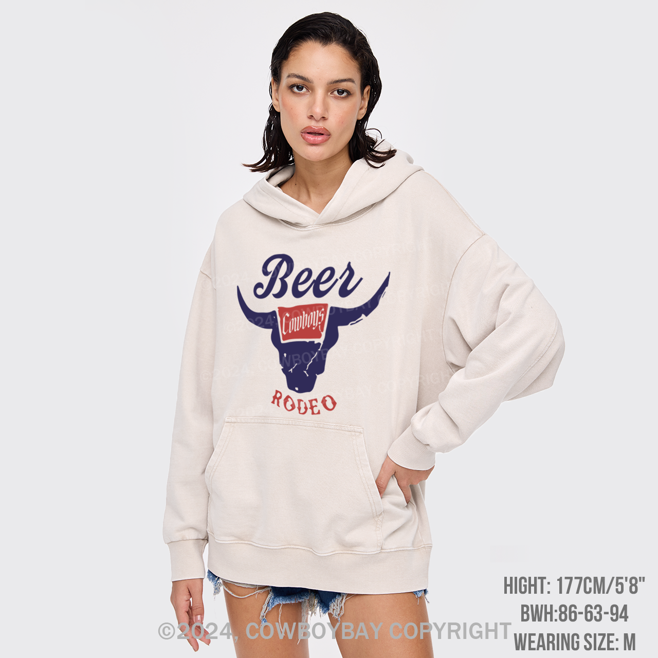 A Country Rodeo Garment-dye Hoodies