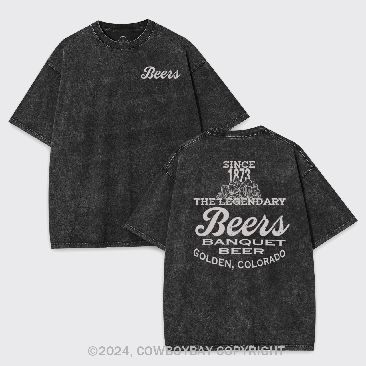 Come For A Beers Banquet  Garment-dye Tees