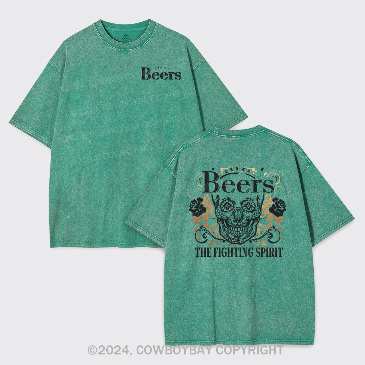 Beer Fighting Spirit Garment-dye Tees