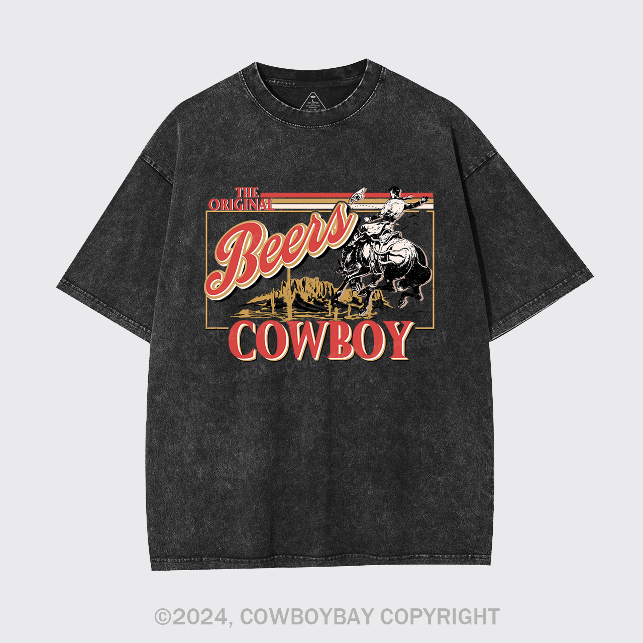 Beers,The Rodeo Of Cowboy Garment-dye Tees