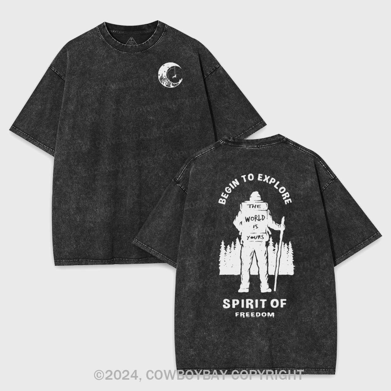 Climber's Sky Garment-dye Tees