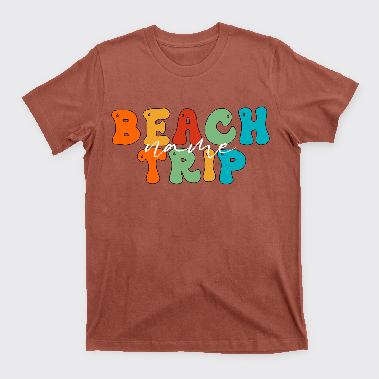 Personalized Name Beach Trip T-Shirts