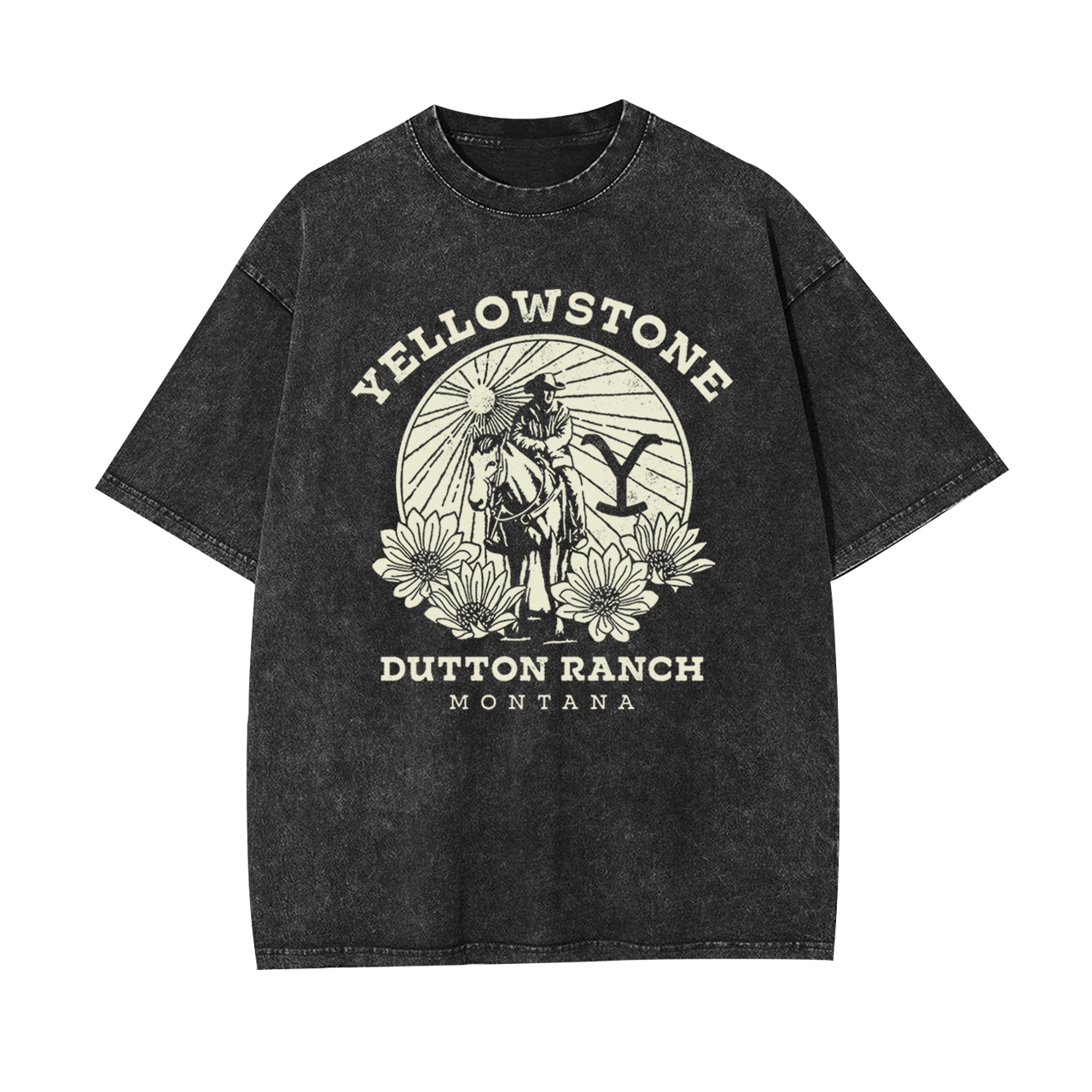 Yellowstone Dutton Ranch Garment-dye Tees