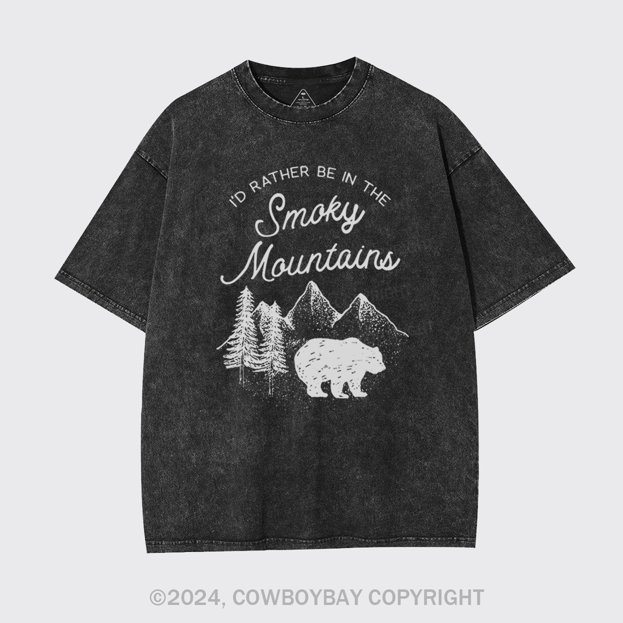 I'd Rather Be In The Great Smoky Mountains Garment-dye Tees