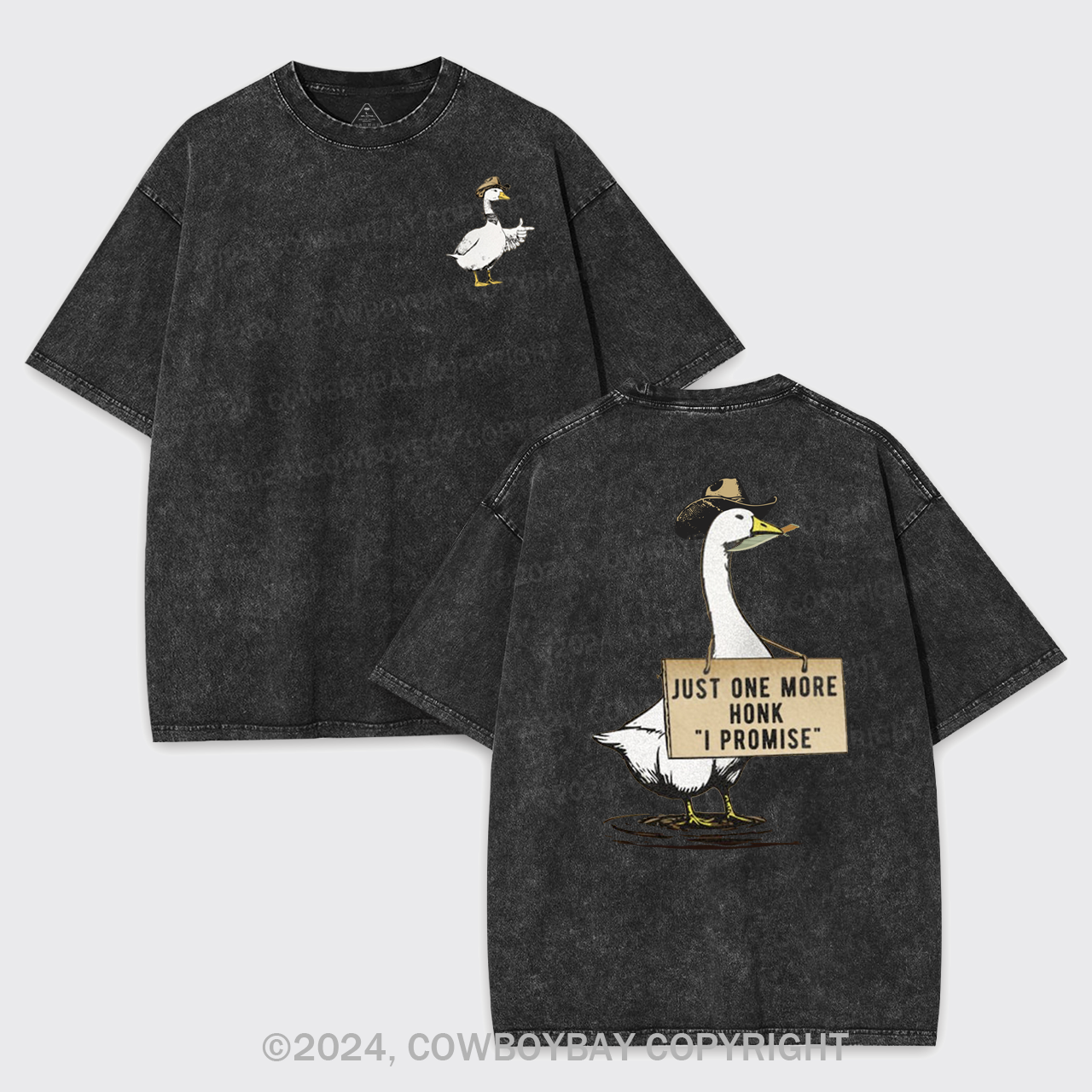 Cowboy Goose Garment-dye Tees