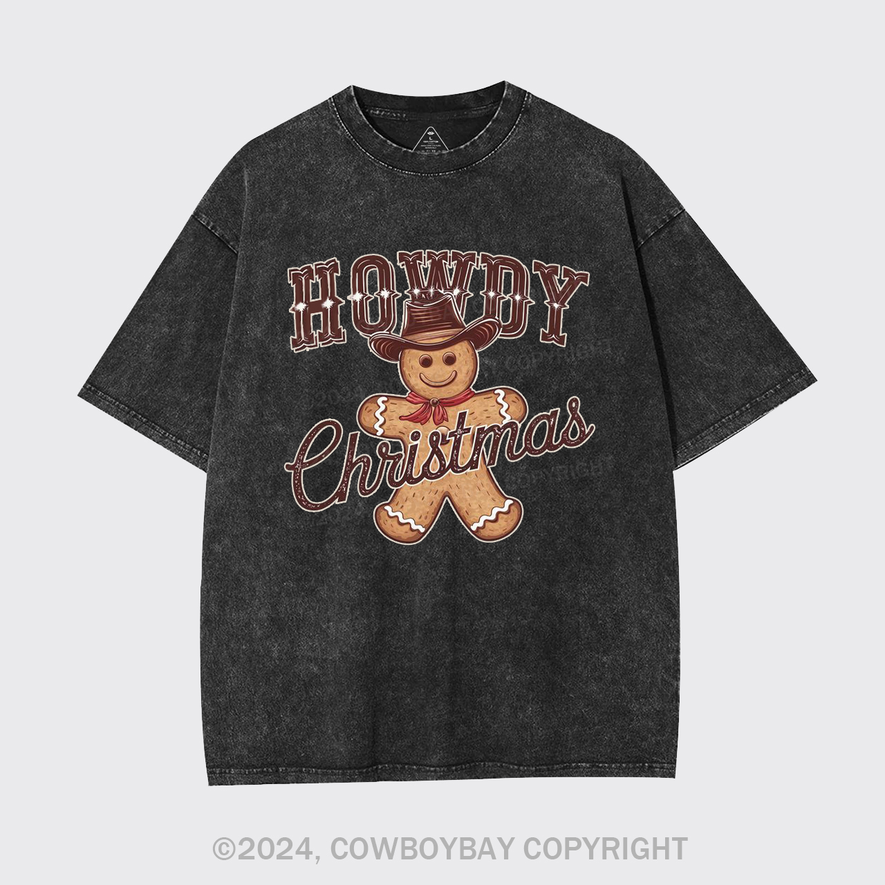 Howdy Christmas Garment-dye Tees
