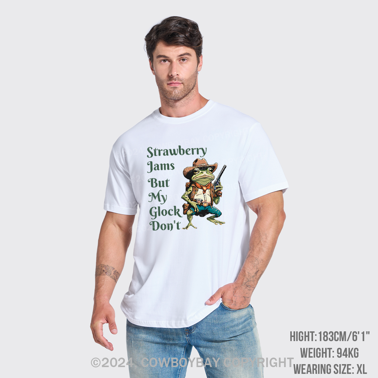 Strawberry Jams But My Glock Don't T-Shirts