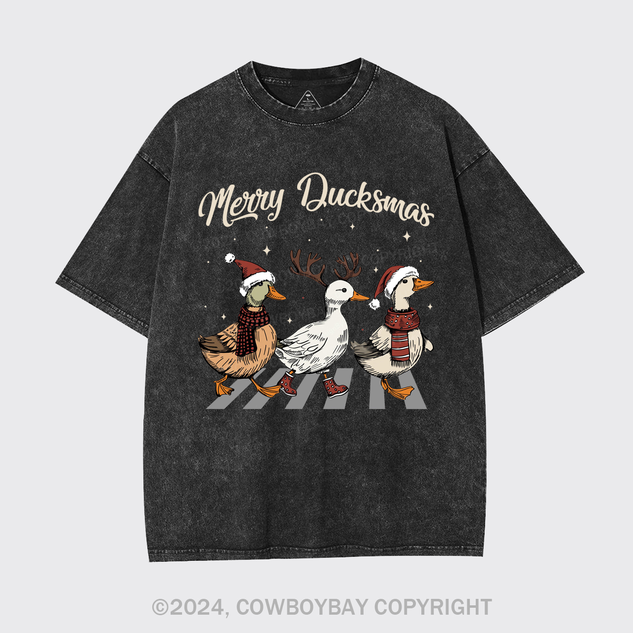 Merry Ducksmas Garment-dye Tees