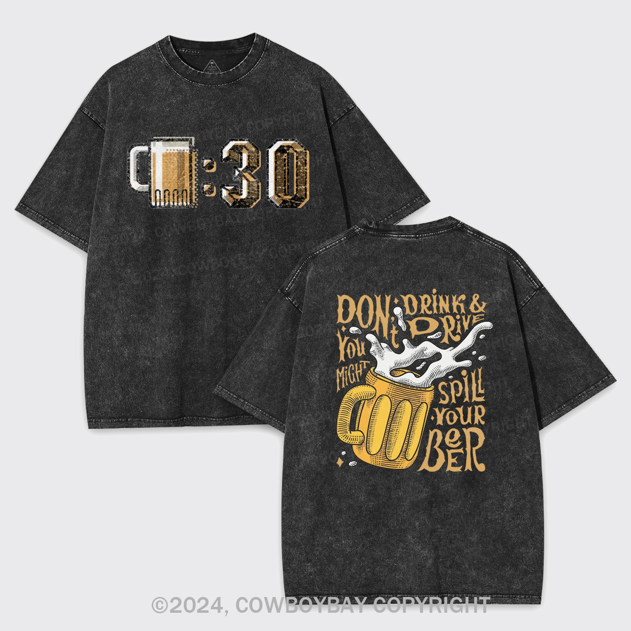 At 0:30 Let‘s Drink Garment-dye Tees