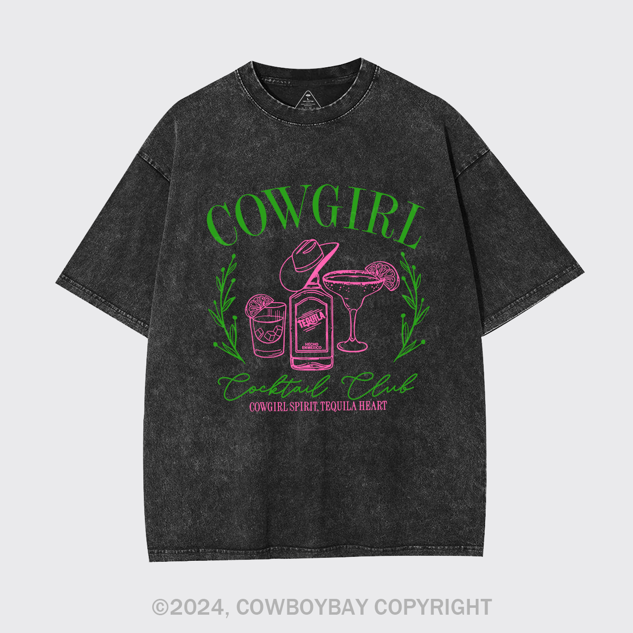 Cowgirl Cocktail Club Garment-dye Tees