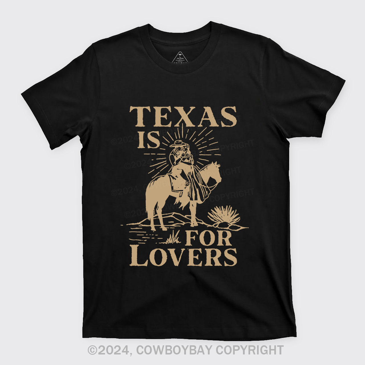 Texas Is For Lovers Giclée Fine Art T-Shirts
