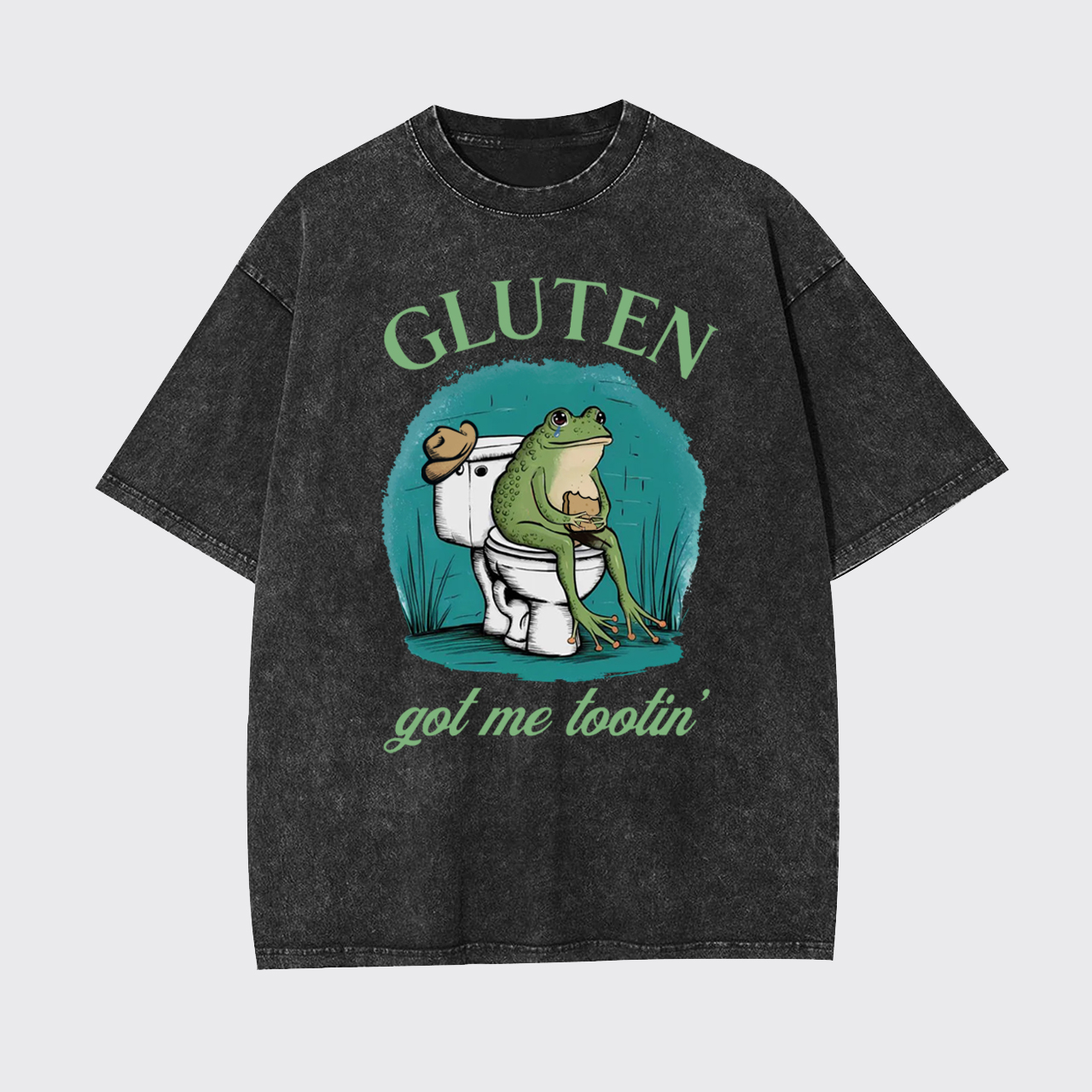 Gluten Got Me Tootin Garment-dye Tees