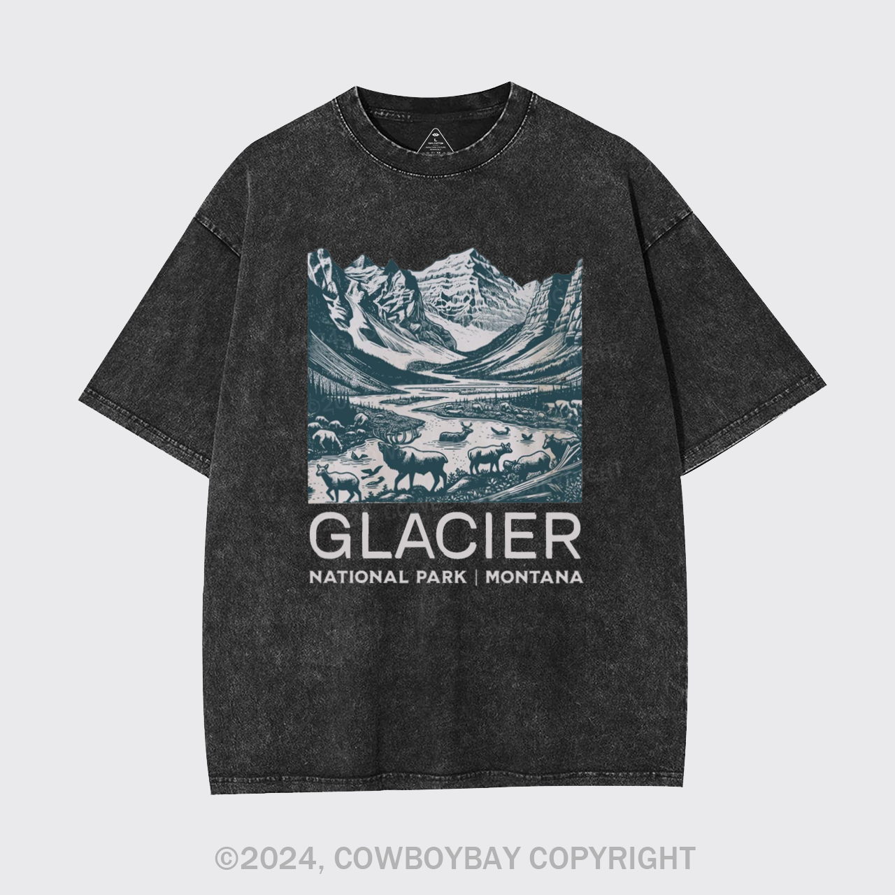 Glacier National Park Garment-dye Tees
