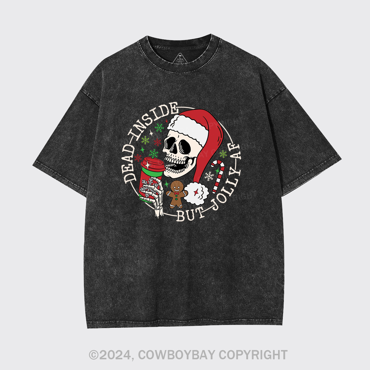 Holiday Spirit, Santa Garment-dye Tees