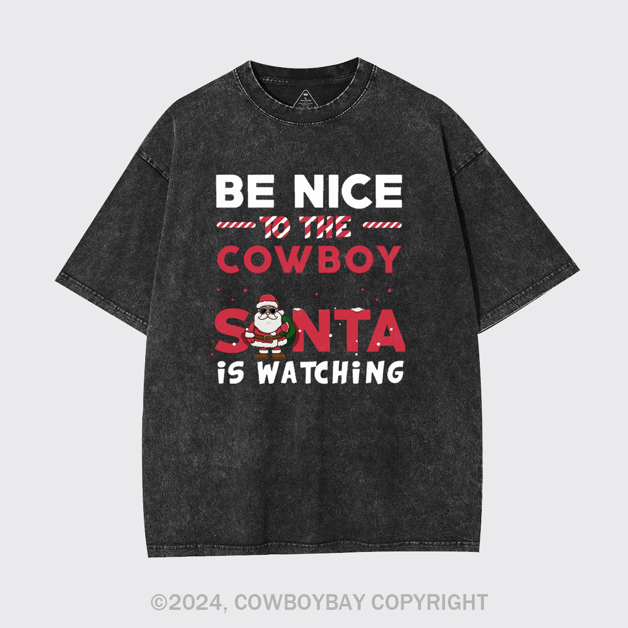 Funny Cowboy Christmas Garment-dye Tees