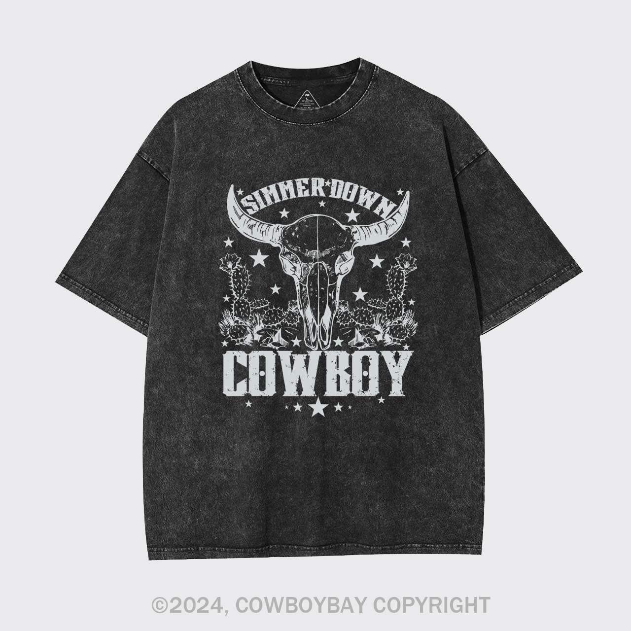 Simmer Down Cowboy Garment-dye Tees