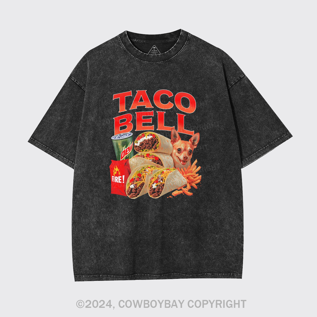 Taco Bell 90's Garment-dye Tees