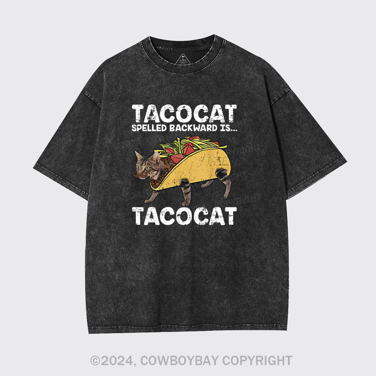 Vintage Taco & Cat Garment-dye Tees