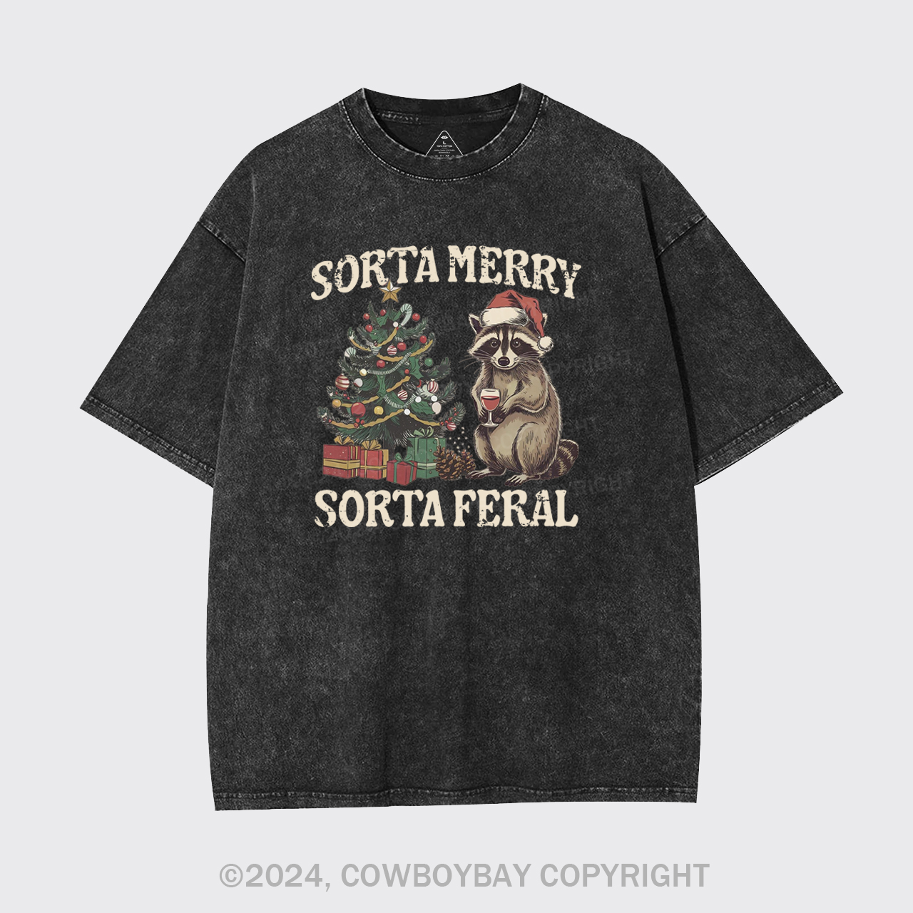 Sorta Merry Sorta Feral Garment-dye Tees